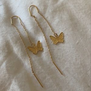 Butterfly Drop Earrings